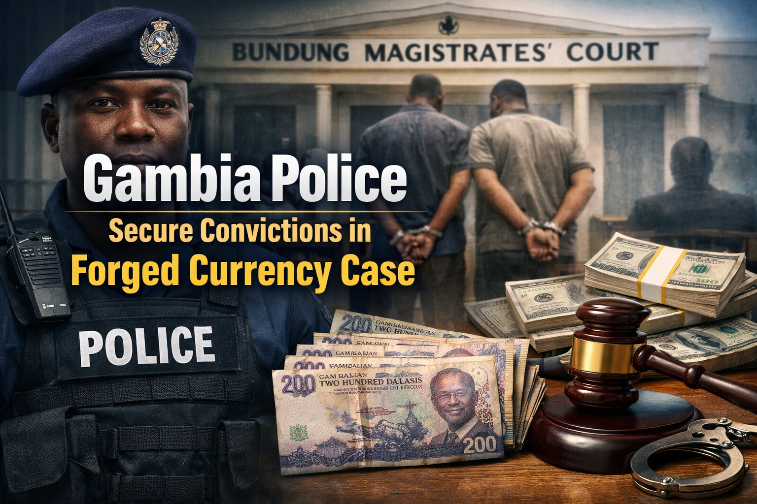 Gambia Police Secure Convictions in Forged Currency Case